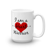 I am a Heart Warrior CHD Heart Defect Coffee Tea Mug - Choose Size - Sunshine and Spoons Shop