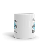 I am an Autism Warrior Awareness Puzzle Piece Coffee Tea Mug - Choose Size - Sunshine and Spoons Shop
