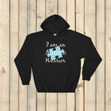 I am an Autism Warrior Awareness Puzzle Piece Hoodie Sweatshirt - Choose Color - Sunshine and Spoons Shop