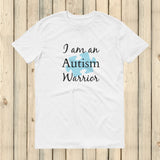 I am an Autism Warrior Awareness Puzzle Piece Unisex Shirt - Choose Color - Sunshine and Spoons Shop