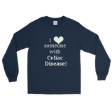 I Love Someone with Celiac Disease Unisex Long Sleeved Shirt - Choose Color - Sunshine and Spoons Shop