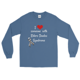 I Love Someone with Ehlers Danlos Syndrome EDS Unisex Long Sleeved Shirt - Choose Color - Sunshine and Spoons Shop