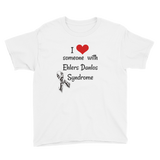I Love Someone with Ehlers Danlos Syndrome EDS Kids' Shirt - Choose Color - Sunshine and Spoons Shop
