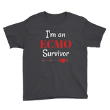 I am an ECMO Survivor Kids' Shirt - Choose Color - Sunshine and Spoons Shop