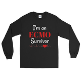 I am an ECMO Survivor Unisex Long Sleeved Shirt - Choose Color - Sunshine and Spoons Shop