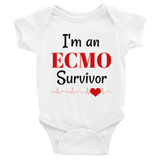 I am an ECMO Survivor Onesie Bodysuit - Choose Color - Sunshine and Spoons Shop