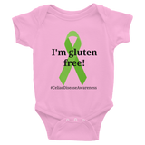 I'm Gluten Free Celiac Disease Onesie Bodysuit - Choose Color - Sunshine and Spoons Shop