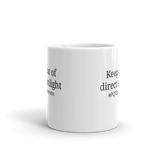 Keep Out Of Direct Sunlight POTS Awareness Coffee Tea Mug - Choose Size - Sunshine and Spoons Shop