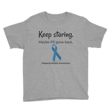 Keep Staring. Maybe It'll Grow Back. Alopecia Awareness Kids' Shirt - Choose Color - Sunshine and Spoons Shop
