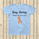 Keep Staring Maybe It'll Grow Back Limb Differences Awareness Kids' Shirt - Choose Color - Sunshine and Spoons Shop
