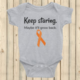 Keep Staring Maybe It'll Grow Back Limb Differences Awareness Onesie Bodysuit - Choose Color - Sunshine and Spoons Shop