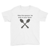 May the Spoons Be Ever in Your Favor Spoonie Kids' Shirt - Choose Color - Sunshine and Spoons Shop