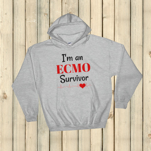 I am an ECMO Survivor Hoodie Sweatshirt - Choose Color - Sunshine and Spoons Shop