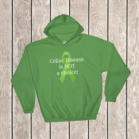 Celiac Disease is Not a Choice Hoodie Sweatshirt - Choose Color - Sunshine and Spoons Shop