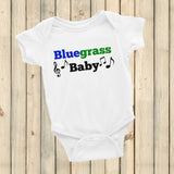 Bluegrass Baby Onesie Bodysuit - Choose Color - Sunshine and Spoons Shop