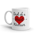Dad of a Heart Warrior CHD Heart Defect Coffee Tea Mug - Choose Size - Sunshine and Spoons Shop
