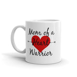 Mom of a Heart Warrior CHD Heart Defect Coffee Tea Mug - Choose Size - Sunshine and Spoons Shop