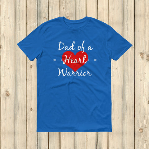 Dad of a Heart Warrior CHD Heart Defect Unisex Shirt - Choose Color - Sunshine and Spoons Shop