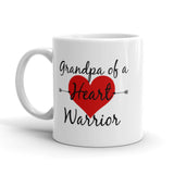 Grandpa of a Heart Warrior CHD Heart Defect Coffee Tea Mug - Choose Size - Sunshine and Spoons Shop