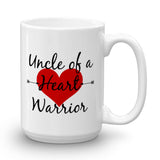 Uncle of a Heart Warrior CHD Heart Defect Coffee Tea Mug - Choose Size - Sunshine and Spoons Shop