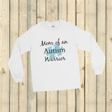 Mom of an Autism Warrior Awareness Puzzle Piece Unisex Long Sleeved Shirt - Choose Color - Sunshine and Spoons Shop