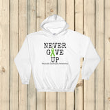 Never Give Up Awareness Ribbon Hoodie Sweatshirt - Choose Color - Sunshine and Spoons Shop