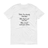 I Don't Want Your Medical Advice Chronic Illness Unisex Shirt - Choose Color - Sunshine and Spoons Shop