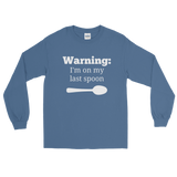 Warning! I'm On My Last Spoon Spoonie Unisex Long Sleeved Shirt - Choose Color - Sunshine and Spoons Shop