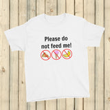 Please Do Not Feed Me Kids' Shirt - Choose Color - Sunshine and Spoons Shop