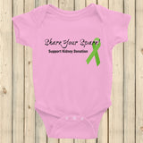 Share Your Spare Kidney Donation Onesie Bodysuit - Choose Color - Sunshine and Spoons Shop