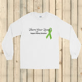 Share Your Spare Kidney Donation Unisex Long Sleeved Shirt - Choose Color - Sunshine and Spoons Shop