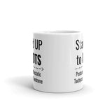Stand Up to POTS Dysautonomia Awareness Coffee Tea Mug - Choose Size - Sunshine and Spoons Shop