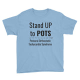 Stand Up to POTS Dysautonomia Awareness Kids' Shirt - Choose Color - Sunshine and Spoons Shop