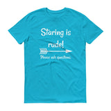 Staring is Rude! Please Ask Questions Special Needs Chronic Illness Unisex Shirt - Choose Color - Sunshine and Spoons Shop