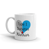 I am a Type 1 Diabetes Warrior T1D Coffee Tea Mug - Choose Size - Sunshine and Spoons Shop