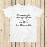 Type 1 Diabetes Life T1D Kids' Shirt - Choose Color - Sunshine and Spoons Shop