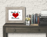 Uncle of a Heart Warrior Printable Print Art - Sunshine and Spoons Shop