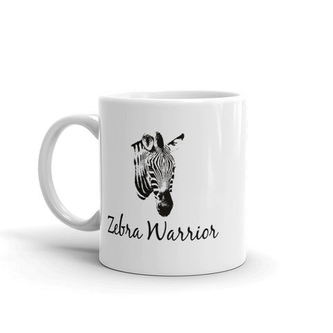 I Am a Zebra Warrior Rare Disease Ehlers Danlos EDS Coffee Tea Mug - Choose Size - Sunshine and Spoons Shop